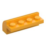 Brick Curved 2 x 4 x 1 1/3 (Bright Light Orange)