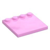 Plate Special 4 x 4, Studs on One Edge Plain] (Bright Pink)