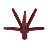 Plant, Flower Stem with Bar and 6 Stems (Dark Red)
