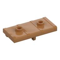 Treasure Chest Lid, Flat with 2 Studs (Medium Nougat)