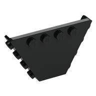 Panel, Trapezoid, Tipper End Flat without Pins (Black)