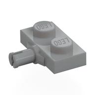 Plate Special 1 x 2 with Wheel Holder, Reinforced Underside (Light Bluish Gray)