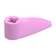 Technic Tooth 1 x 3 with Axle Hole [Hollow Underside] (Bright Pink)