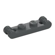 Plate Special 1 x 2 with Handles on Ends (Dark Bluish Gray)
