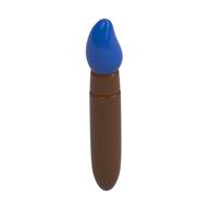 Equipment Paint Brush with Blue Tip Pattern (Reddish Brown)