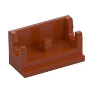 Hinge Brick 1 x 2 Base (Dark Orange)