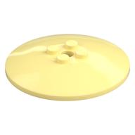Dish 6 x 6 Inverted (Radar) with Solid Studs (Bright Light Yellow)