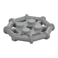 Plate Special 2 x 2 with Bar Frame Octagonal, Reinforced, Completely Round Studs (Light Bluish Gray)