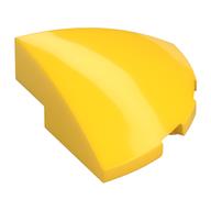 Brick Round Corner, Curved 3 x 3 x 1 Quarter Circle (Yellow)