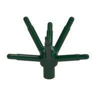 Plant, Flower Stem with Bar and 6 Stems (Dark Green)