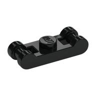 Plate Special 1 x 1 with Handle on 2 Ends (Black)