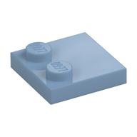 Plate Special 2 x 2 with Only 2 studs (Sand Blue)