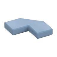 Tile Special 2 x 2 Corner with Cut Corner - Facet (Sand Blue)