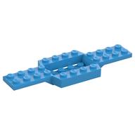 Vehicle Base 4 x 12 x 3/4 with 4 x 2 Recessed Center with Smooth Underside (Dark Azure)