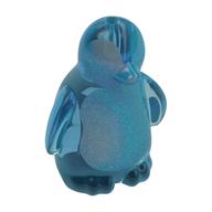 Animal, Bird, Penguin with Opal Trans-Light Blue Chest and Face Pattern (Trans-Light Blue)