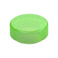 Tile Round 1 x 1 (Opal Trans-Bright Green)
