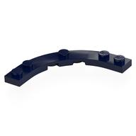 Plate Round Corner 5 x 5 with 4 x 4 Round Cutout (Dark Blue)