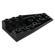 Brick Wedged, Sloped Inverted 6 x 4 with 4 Stud Connections (Black)