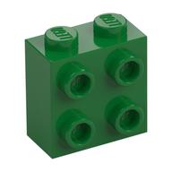 Brick Special 1 x 2 x 1 2/3 with 4 Studs on 1 Side (Green)