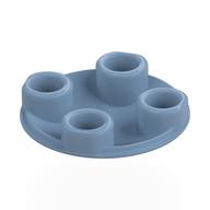 Plate Round 2 x 2 with Rounded Bottom [Boat Stud] (Sand Blue)