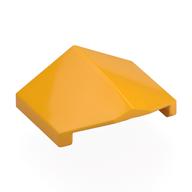 Brick Sloped 33° 2 x 2 Double / Inverted (Bright Light Orange)