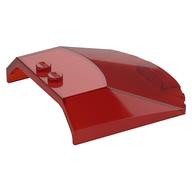 Windscreen 6 x 6 x 1 1/3 (Trans-Red)