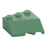 Brick Wedged, Sloped 45° 3 x 3 Left (Sand Green)
