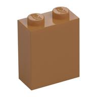 Brick 1 x 2 x 2 with Inside Stud Holder (Medium Nougat)