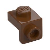 Bracket 1 x 1 - 1 x 1 (Reddish Brown)
