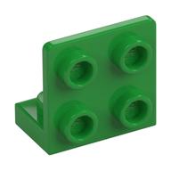 Bracket 1 x 2 - 2 x 2 Inverted (Bright Green)