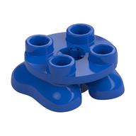 Feet, 2 x 2 x 2/3 with 4 Studs on Top (Blue)