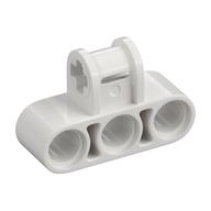 Technic Axle and Pin Connector Perpendicular Triple (White)