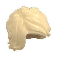 Hair Tousled Mid-Length with Side Part (Tan)