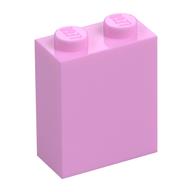 Brick 1 x 2 x 2 with Inside Stud Holder (Bright Pink)
