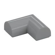 Brick Curved 2 x 2 x 2/3 Double, Corner, No Studs (Light Bluish Gray)