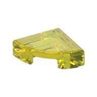 Tile Round 1 x 1 Quarter (Trans-Yellow)