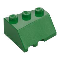 Brick Wedged, Sloped 45° 3 x 3 Right (Green)