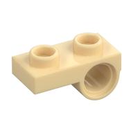Plate Special 1 x 2 with Pin Hole Underneath (Tan)