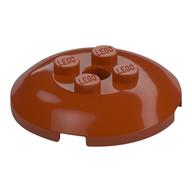 Dish 4 x 4 with 4 Studs (Dark Orange)