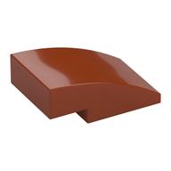Brick Curved 3 x 2 No Studs (Dark Orange)