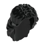 Hair Mid-Length Wavy with Center Part (Black)