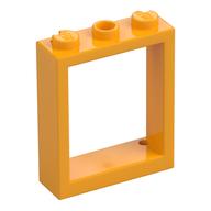 Window Frame 1 x 3 x 3 (Bright Light Orange)