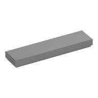 Tile 1 x 4 with Groove (Metallic Silver)
