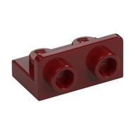 Bracket 1 x 2 - 1 x 2 Inverted (Dark Red)