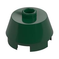 Brick Round 2 x 2 Truncated Cone (Dark Green)