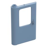Door 1 x 4 x 5 Train Left - Thick Support Bottom (Sand Blue)