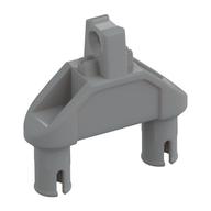 Hinge 1 x 3 Triangle with Two Pins, 1 Locking Finger, Squared Pin Holes (Light Bluish Gray)