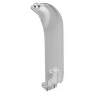 Panel 3 x 3 x 6 Corner Convex with Curved Top (Trans-Clear)