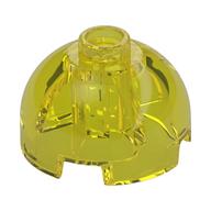 Brick Round 2 x 2 Dome Top, Hollow Stud (Trans-Yellow)