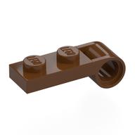 Plate Special 1 x 2 with Pin Hole On Side (Reddish Brown)
